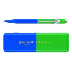 Długopis CARAN D'ACHE 849 Paul Smith Edycja 4 M w pudełku Cobalt/Emerald-253451
