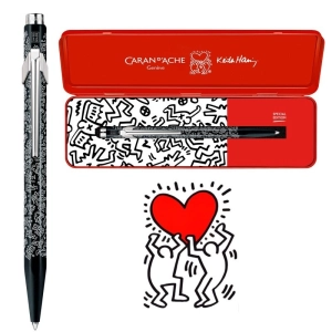 Długopis CARAN D'ACHE 849 Keith Haring w pudełku czarny-253725