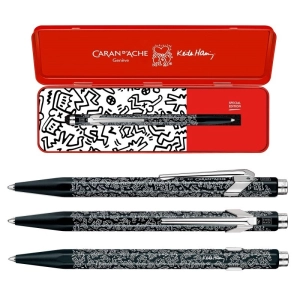 Długopis CARAN D'ACHE 849 Keith Haring w pudełku czarny-253727