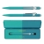 Długopis CARAN D'ACHE 849 Paul Smith Edycja 4 M w pudełku Cyan/Steel-253446