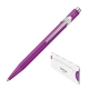 Długopis CARAN D'ACHE 849 Colormat-X M w pudełku fioletowy