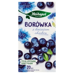 Herbata HERBAPOL Ziołowo owocowa op.20 - borówka z kwiatem chabru