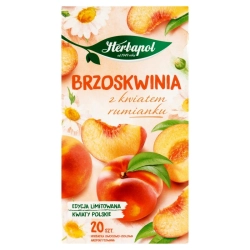 Herbata HERBAPOL Ziołowo owocowa op.20 - brzoskwnia z kwiatem rumianku