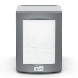 Podajnik dozownik TORK do serwetek dyspenserowych stawiany na stolik aluminium na 90 szt. serwetek system N2
