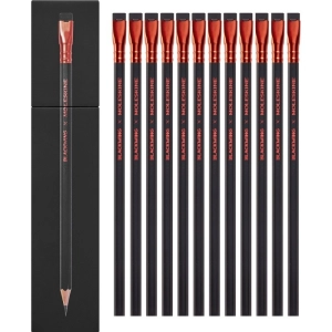 Ołówek drewniany MOLESKINE zestaw 12 miękkich ołówków BLACKWING X MOLESKINE-254401