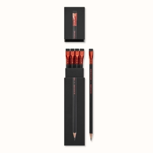 Ołówek drewniany MOLESKINE zestaw 12 miękkich ołówków BLACKWING X MOLESKINE