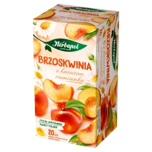Herbata HERBAPOL Ziołowo owocowa op.20 - brzoskwnia z kwiatem rumianku-254640