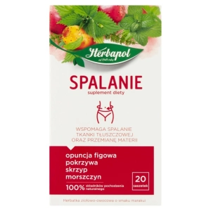 Herbata HERBAPOL Suplement Diety Spalanie + oczyszczanie op.20