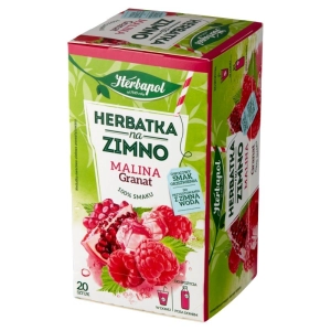 Herbata HERBAPOL na zimno - malina granat op.20-254688