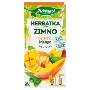 Herbata HERBAPOL na zimno - mięta mango op.20