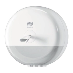 Podajnik dozownik TORK do papieru toaletowego centralnego dozowania mini system SmartOne kolor biały  system T9-254774