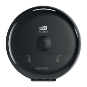 Podajnik dozownik TORK do papieru toaletowego centralnego dozowania mini system SmartOne kolor czarny system T9