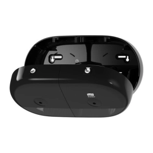 Podajnik dozownik TORK do papieru toaletowego centralnego dozowania SmartOne na dwie rolki kolor czarny system T9-254797