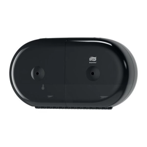Podajnik dozownik TORK do papieru toaletowego centralnego dozowania SmartOne na dwie rolki kolor czarny system T9-254798