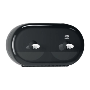 Podajnik dozownik TORK do papieru toaletowego centralnego dozowania SmartOne na dwie rolki kolor czarny system T9-254799