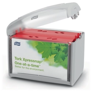 Podajnik dozownik TORK do serwetek dyspenserowych nablatowy kolor szary na 275 szt. serwetek system N4-254847