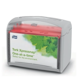 Podajnik dozownik TORK do serwetek dyspenserowych nablatowy kolor szary na 275 szt. serwetek system N4-254848