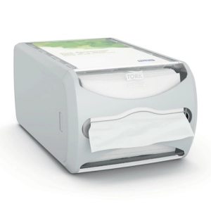 Podajnik dozownik TORK do serwetek dyspenserowych nablatowy kolor szary na 550 szt. serwetek system N4-254849
