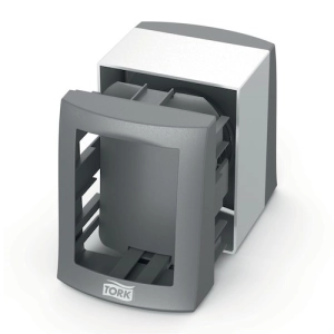 Podajnik dozownik TORK do serwetek dyspenserowych stawiany na stolik aluminium na 90 szt. serwetek system N2-254884