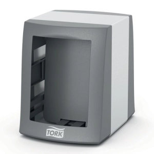 Podajnik dozownik TORK do serwetek dyspenserowych stawiany na stolik aluminium na 90 szt. serwetek system N2-254885