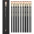 Ołówek drewniany MOLESKINE zestaw 12 twardych ołówków BLACKWING X MOLESKINE
