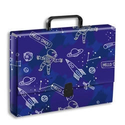 Teczka z rączką PENMATE A4 5cm - kosmos TT8130