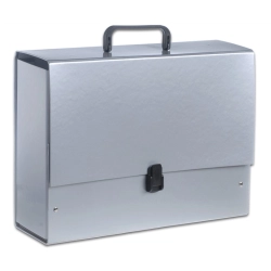 Teczka z rączką PENMATE B4 Jumbo 10cm - srebrna TT6855