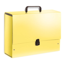 Teczka z rączką PENMATE B4 Jumbo 10cm - żółcień jasna TT8025
