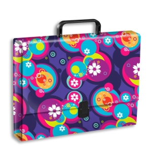 Teczka z rączką PENMATE A4 5cm - bąbelki TT8125