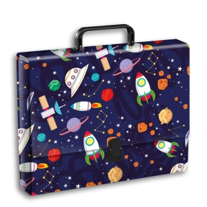 Teczka z rączką PENMATE A4 5cm - kosmos TT8561