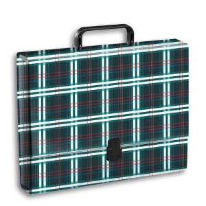 Teczka z rączką PENMATE A4 5cm - kratka TT8565