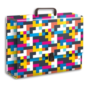 Teczka z rączką PENMATE B4 Jumbo 10cm wzór - rubik TT8569