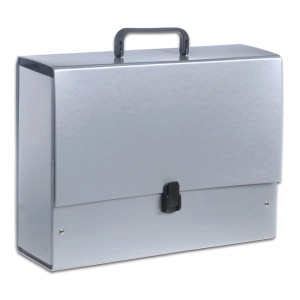 Teczka z rączką PENMATE B4 Jumbo 10cm - srebrna TT6855