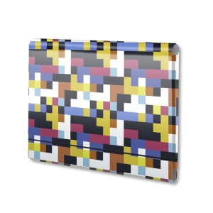 Teczka szeroka PENMATE A4 4cm na gumkę kolor - rubik TT8557
