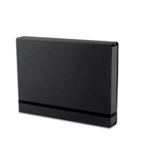 Teczka szeroka PENMATE A4 4,5cm LUX na gumkę EcoLine - czarna TT6902