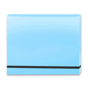 Teczka szeroka PENMATE A4 1,5cm na gumkę Trend - błękit TT7996