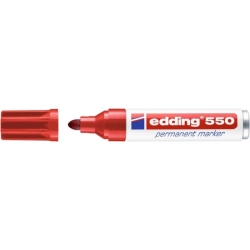 Marker EDDING permanentny E-550 3-4mm - czerwony