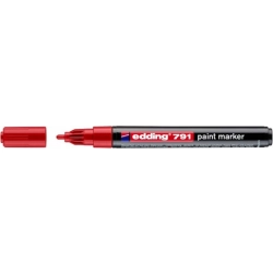 Marker EDDING olejowy E-791 1-2mm - czerwony