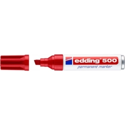 Marker EDDING permanentny E-500 2-7mm - czerwony
