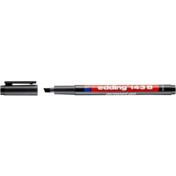 Marker EDDING foliopis E-143 - B 1-3mm - czarny