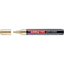 Marker EDDING olejowy E-790 2-3mm - złoty