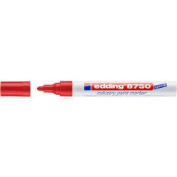 Marker EDDING olejowy przemysłowy E-8750 2-4mm - czerwony