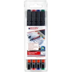 Marker EDDING foliopis E-140 - S 0,3mm - op.4 mix kolorów