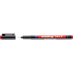Marker EDDING foliopis E-141 - F 0,6mm - czerwony