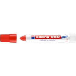 Marker EDDING w paście przemysłowy E-950 10mm - czerwony