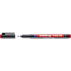 Marker EDDING foliopis E-142 - M 1,0mm - czerwony