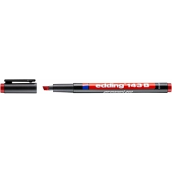 Marker EDDING foliopis E-143 - B 1-3mm - czerwony