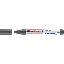 Marker EDDING tekstylny E-4500 2-3mm - szary