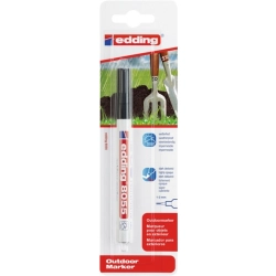 Marker EDDING odporny na warunki atmosferyczne E-8055 1-2mm - blister czarny