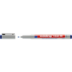 Marker EDDING foliopis zmywalny E-152 M 1,0mm - niebieski